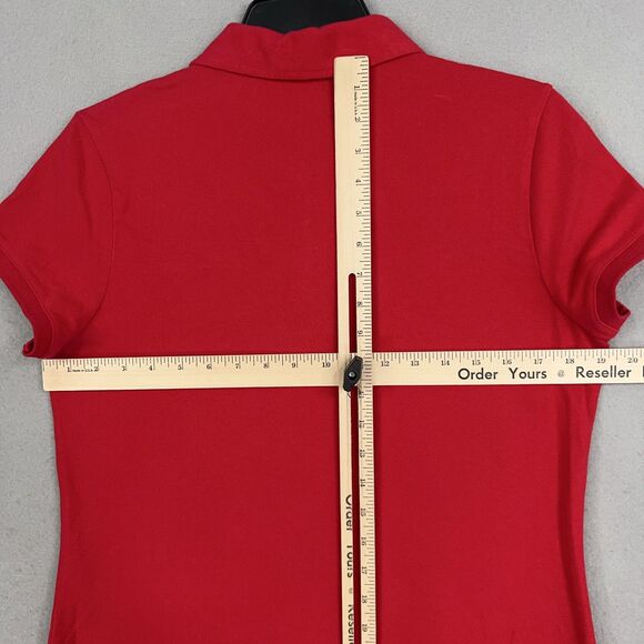 Vineyard Vines Polo Dress Womens Small Red Preppy Coastal Casual Golf Summer - Picture 9 of 13